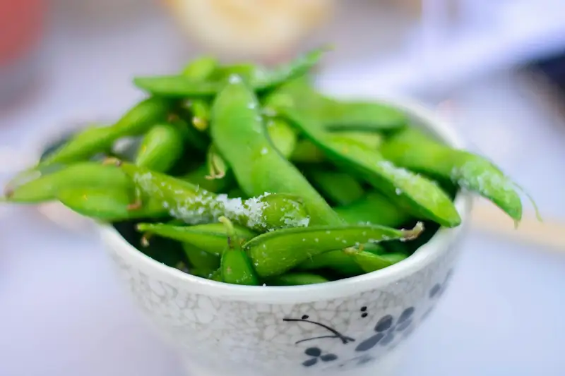 Gratis Edamame zur Story